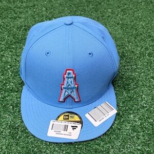 New Era 59FIFTY Houston Oilers Fitted Hat 7 5/8 NWT Classic logo Rare Find
